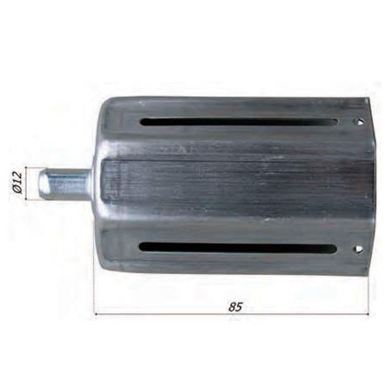 Contera Ø 60 octg. MET Larga 85 mm. / E-12