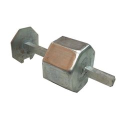 Contera Ø 60 octg. MET  / Perno Q. 10 mm - cardan obra