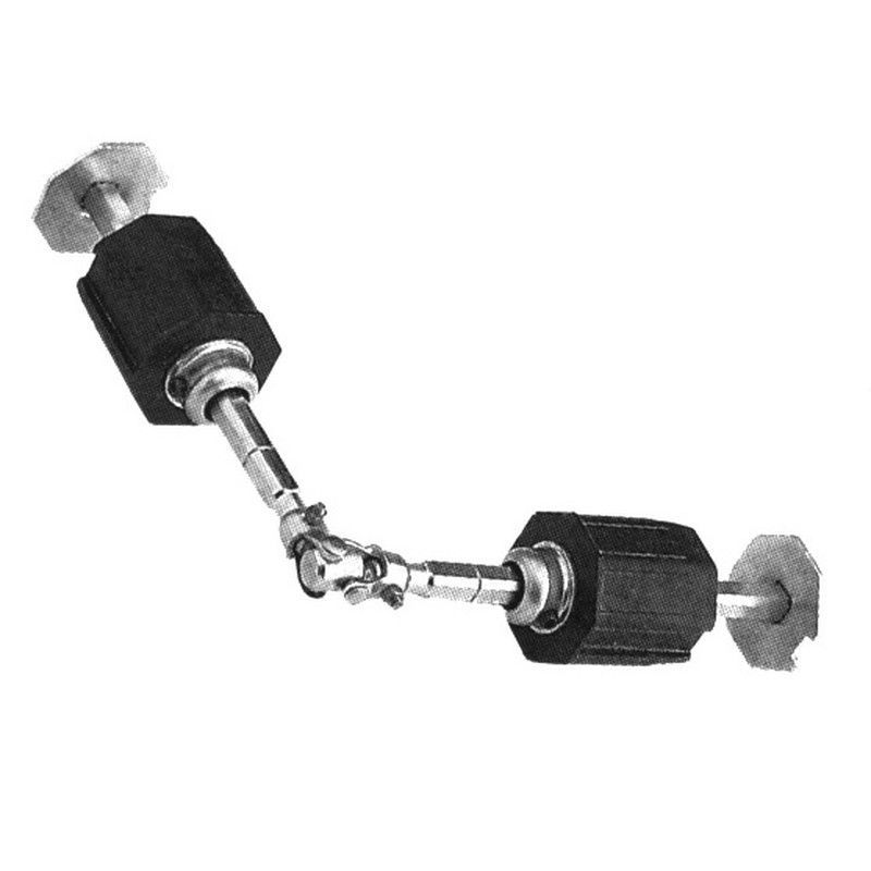 Contera Ø 60 octg. PVC / DOBLE ARTICULADA