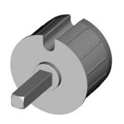 Contera Ø 78 Redondo-Ojiva ALU / Perno ⊠ 13