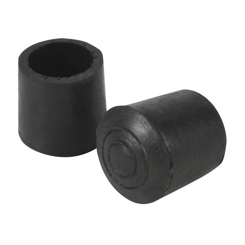 Contera exterior de goma Contera Cilind. Goma Negra 22Mm 50 Un.