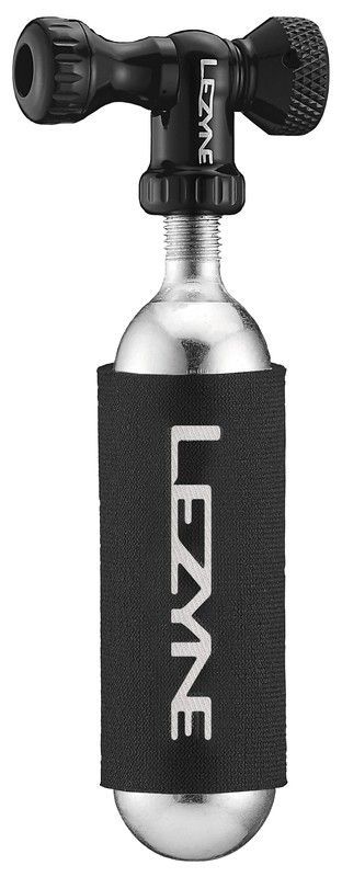 Control drive co2 (shrader/presta),funda neopreno,25g cartucho negro