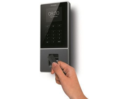 Controlador de presencia safescan tm-626 con codigo pin tarjeta rfid o huella dactilar hasta 200 usuarios