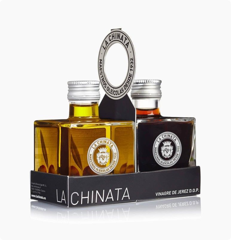 Convoy cuadrado aceite y vinagre la chinata 100 ml