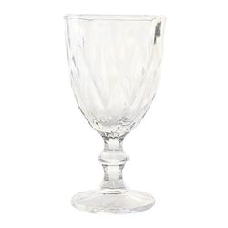 Copa de agua de cristal en transparente, Ø 8,7 x 17 cm | Magallanes