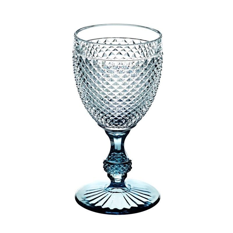 Copa de vino Bicos de pie gris, Ø8,8x17cm