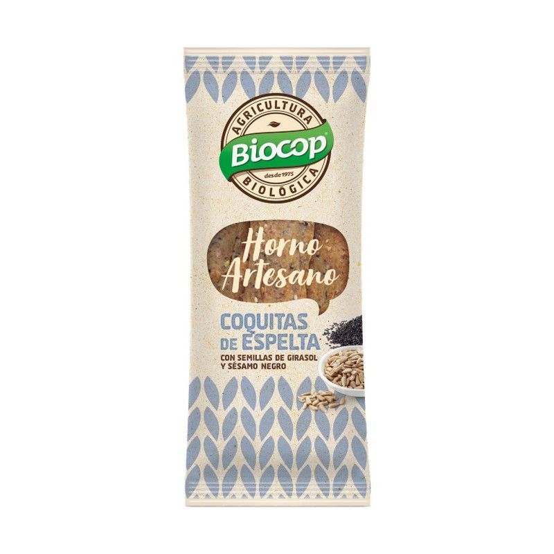 Coquitas trigo espelta girasol-s.negro biocop 75g bio ecológico