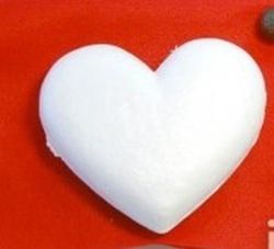 Corazón porexpan 10 cm. 2 und.