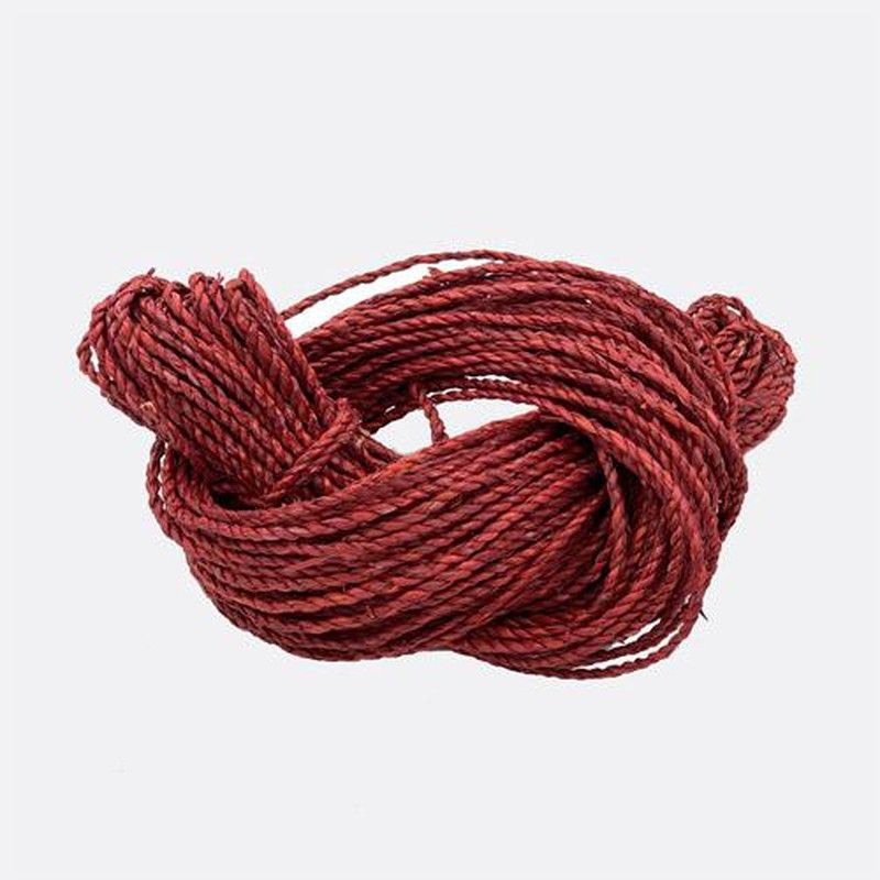 Cordel Natural Seagrass color rojo 4 mm