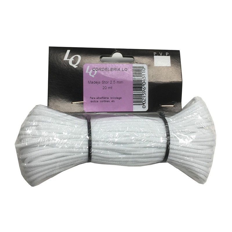 CORDON  Ø 2,50 mm Riel Kirsch: Madeja x 20 m. Nylon