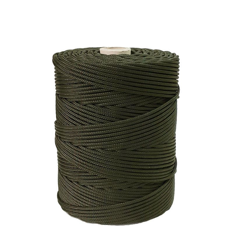 Cordon Polip. Trenz. Riel 3 Mm Kaki Ehs