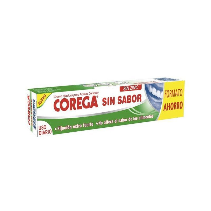 Corega Crema Fijadora Sin Sabor 70 g Formato  Ahorro