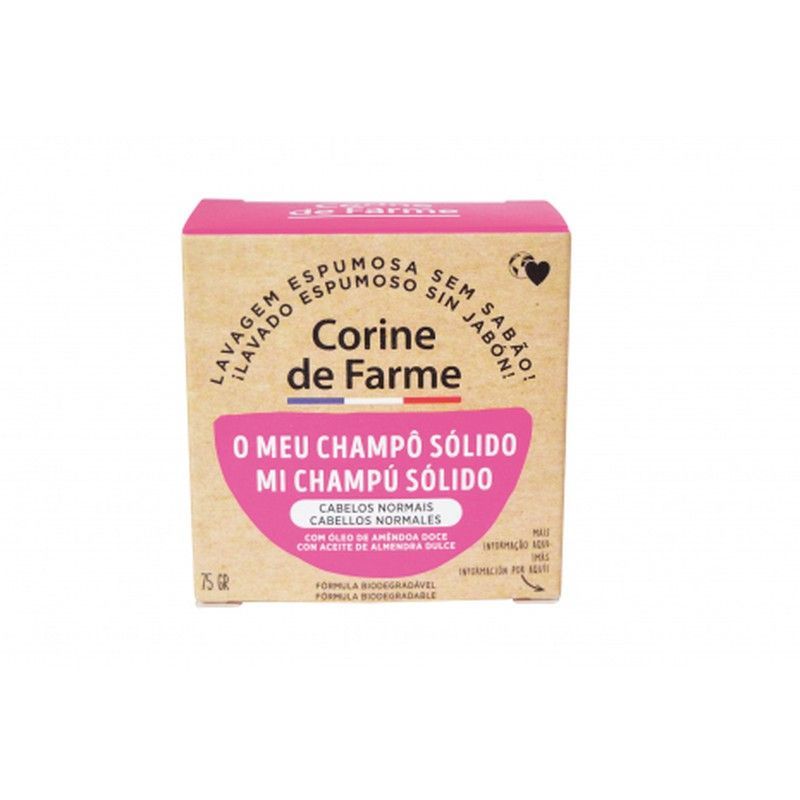 Corine de Farme champú sólido Cabellos normales 75gr