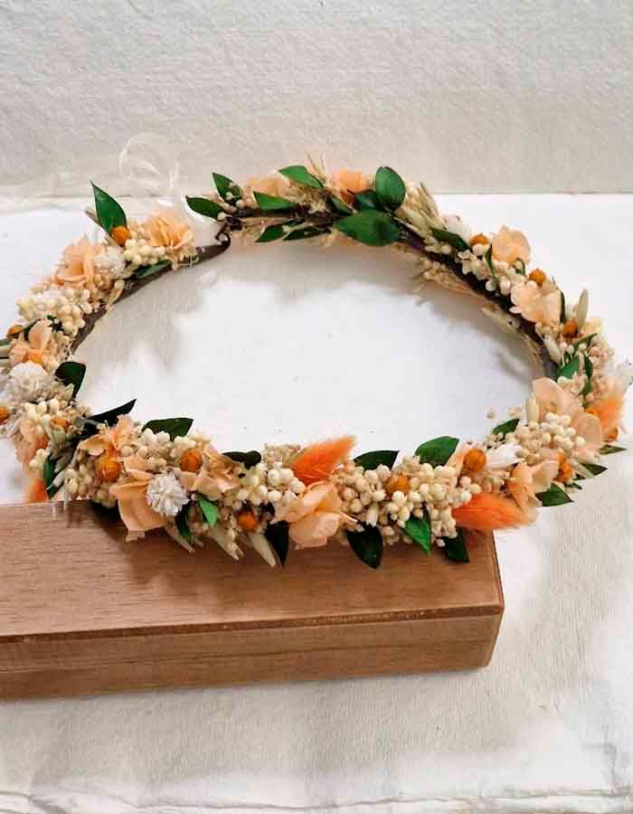 Corona A Medida Flores Preservadas