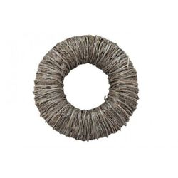 Corona Mimbre Natural Redonda Gruesa Diámetro  25 Cm.