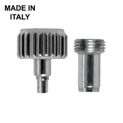 Corona Reloj Acero 245201 Roscada C. Tubo RX R90 Diámetro 5,25mm x (T Diámetro 4,00mmx 2,70mm)