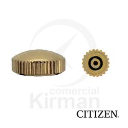 Corona Reloj Acero Dorado Citizen 248012 C. Tubo R90 Diámetro 3,50mm x (T 200mm)