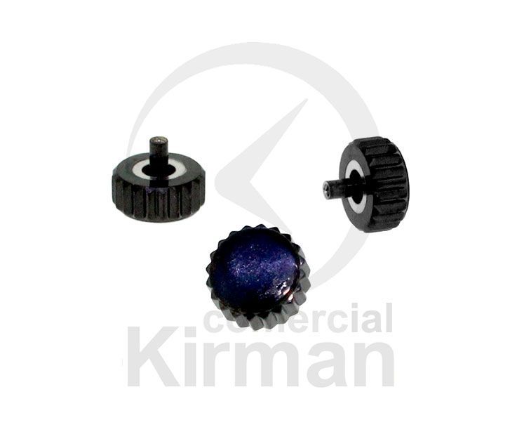 Corona Reloj Acero Negro 241123 Sumergibles C. Cuello R90 Diámetro 10,0mm x 250mm Tubo