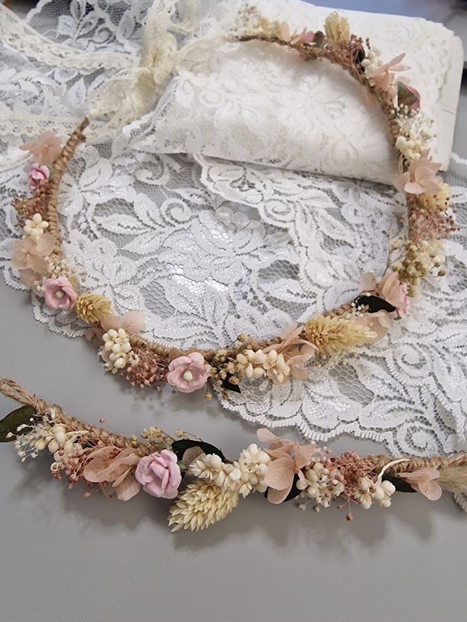 Corona y Flor Cintura Niña Ariel