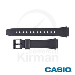 Correa Reloj Casio Goma 10079756 Casio Negra Cierre Hebilla