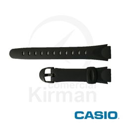 Correa Reloj Casio Goma 10129723 Casio Negra Cierre Hebilla