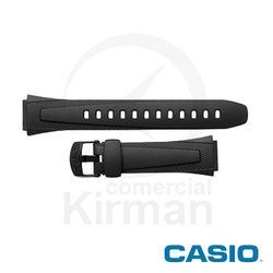 Correa Reloj Casio Goma 10179406 Casio Negra Cierre Hebilla