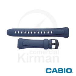 Correa Reloj Casio Goma 10183358 Casio Azul Cierre Hebilla