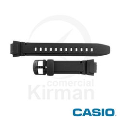 Correa Reloj Casio Goma 10212268 Casio Negra Cierre Hebilla