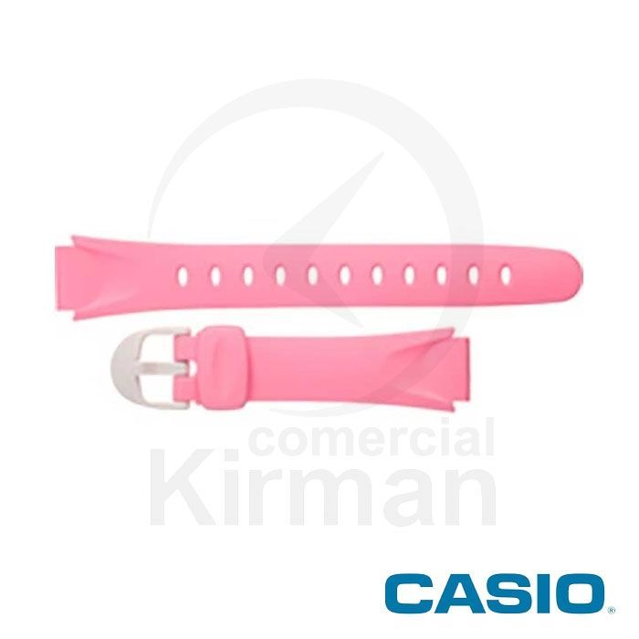 Correa Reloj Casio Goma 10239739 Casio Rosa Cierre Hebilla