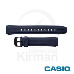 Correa Reloj Casio Goma 10268501 Casio Azul Cierre Hebilla