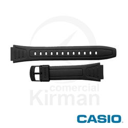 Correa Reloj Casio Goma 10268612 Casio Negra Cierre Hebilla
