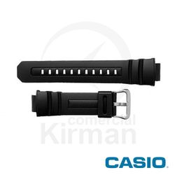 Correa Reloj Casio Goma 10273059 Casio Negra Cierre Hebilla