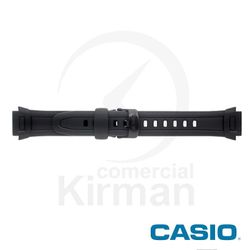 Correa Reloj Casio Goma 10287400 Casio Negra Cierre Hebilla