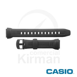 Correa Reloj Casio Goma 10300101 Casio Negra Cierre Hebilla