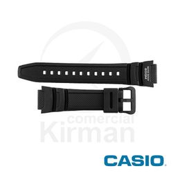 Correa Reloj Casio Goma 10300664 Casio Negra Cierre Hebilla