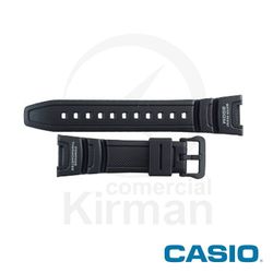 Correa Reloj Casio Goma 10304195 Casio Negra Cierre Hebilla