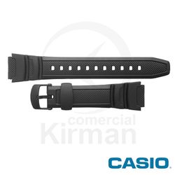 Correa Reloj Casio Goma 10360831 Casio Negra Cierre Hebilla