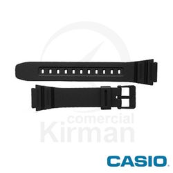 Correa Reloj Casio Goma 10365960 Casio Negra Cierre Hebilla