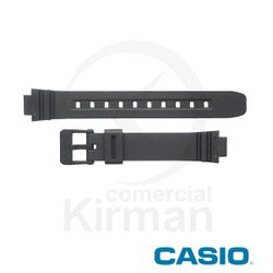 Correa Reloj Casio Goma 10393847 Casio Negra Cierre Hebilla
