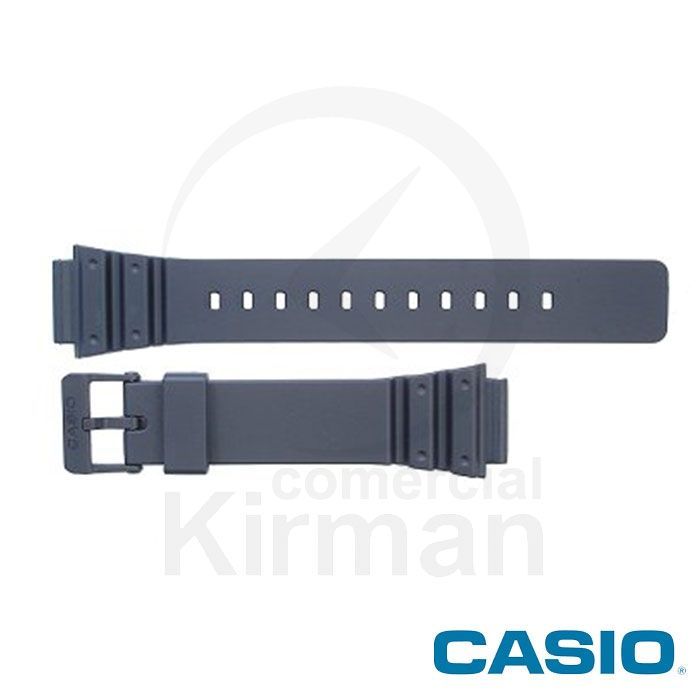 Correa Reloj Casio Goma 10393907 Casio Gris Cierre Hebilla