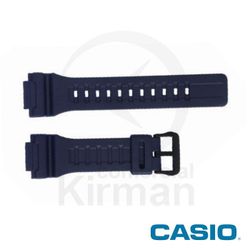 Correa Reloj Casio Goma 10410726 Casio Azul Cierre Hebilla