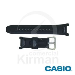 Correa Reloj Casio Goma 10631626 Casio Negra Cierre Hebilla