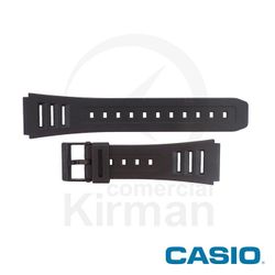 Correa Reloj Casio Goma 70377663 Casio Negra Cierre Hebilla