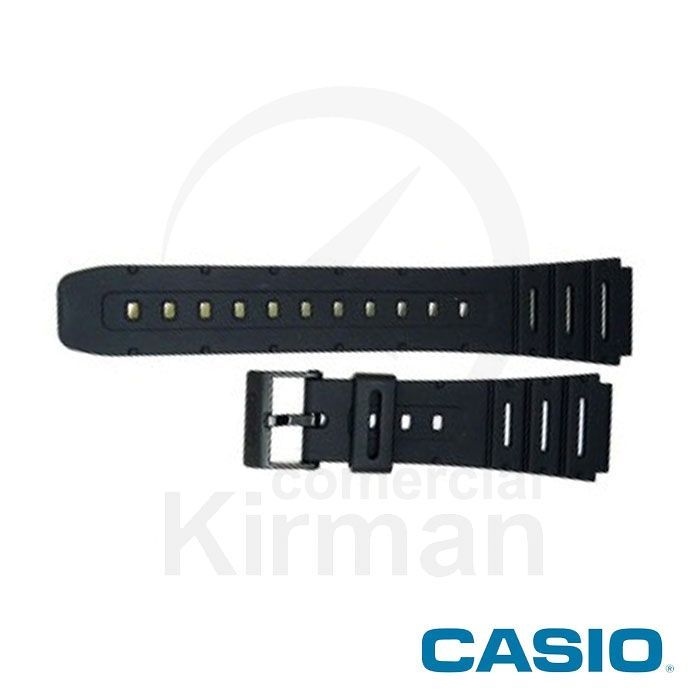 Correa Reloj Casio Goma 71604130 Casio Negra Cierre Hebilla