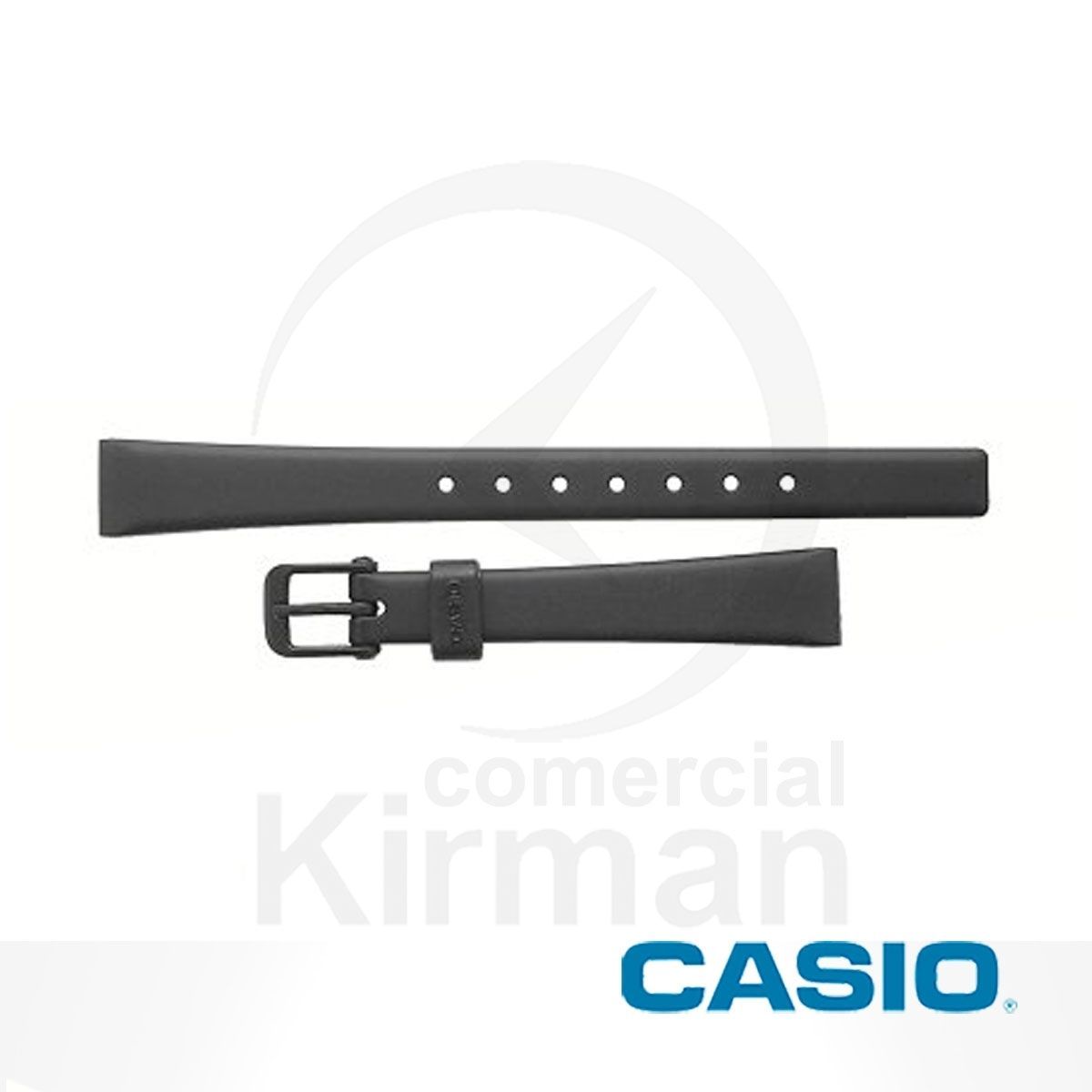 Correa Reloj Casio Goma 71605098 Casio Negra Cierre Hebilla