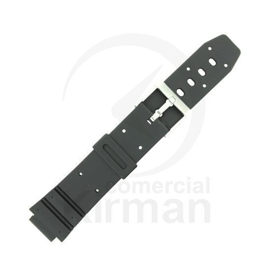 Correa Reloj Goma 14mm 135143 Negra Cierre Hebilla