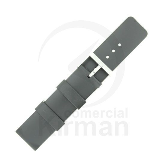 Correa Reloj Goma 22mm 135030 Negra Cierre Hebilla
