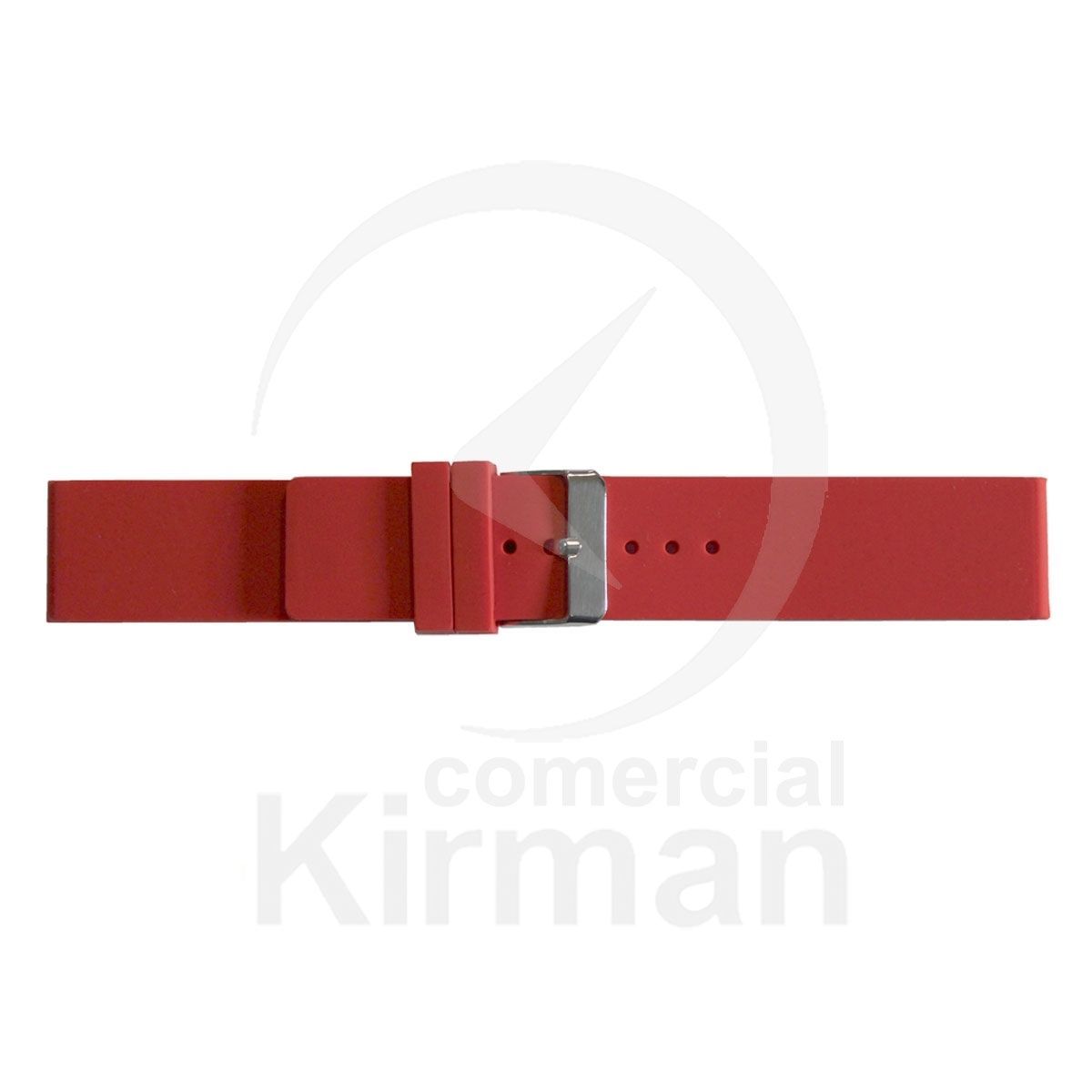 Correa Reloj Silicona 22mm 135000/22R Roma Roja Cierre Hebilla