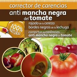 Corrector Anti Mancha negra de los tomates