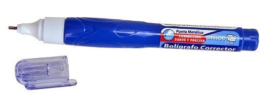 Corrector bolígrafo JUMBO punta metálica 10 ml